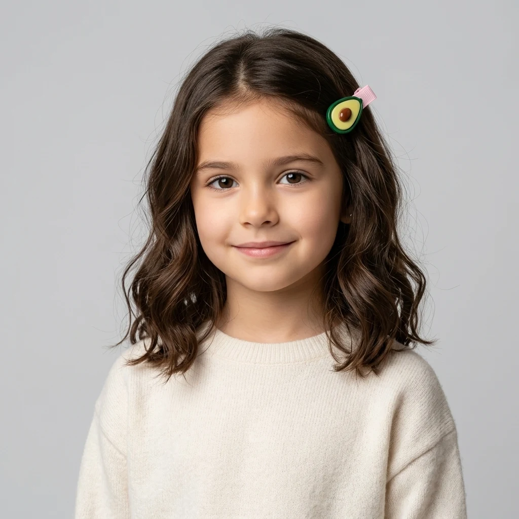 Series 107 Soft Mauve Hair Bows Strip – Dusty-Toned Cuteness