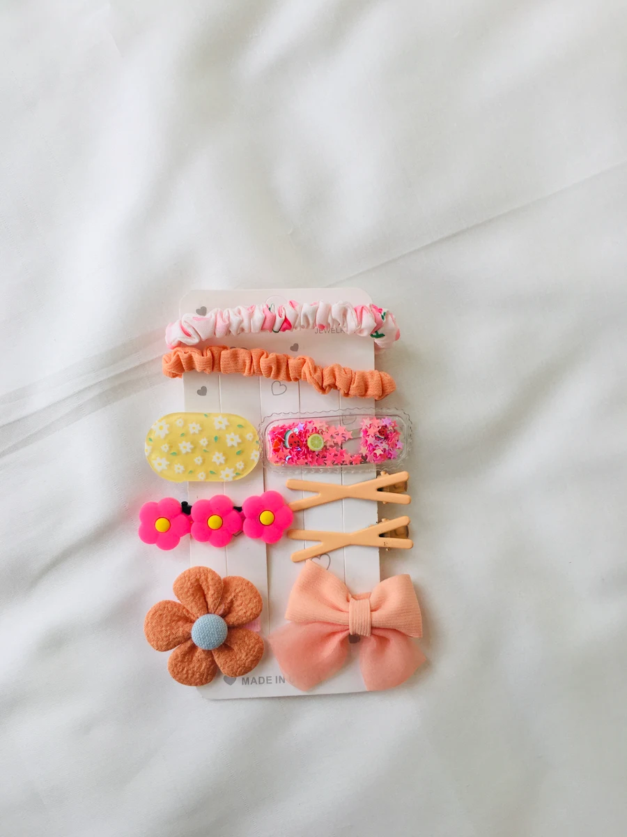 Series 102 Terracotta Rust Hair Bows Strip – Earthy Charm for Little Princesses