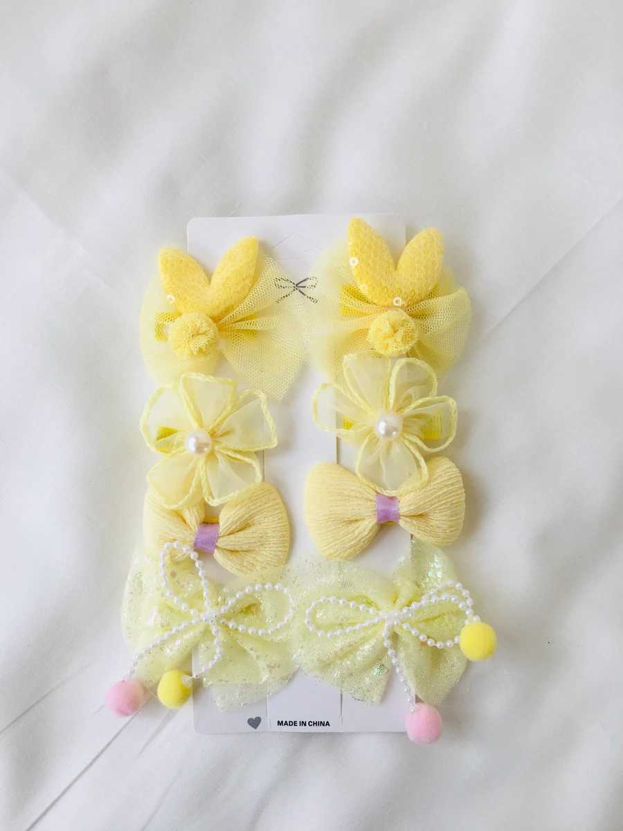 Sunny Gold Series 104 Hair Bows Strip – Yellow Gold Delight